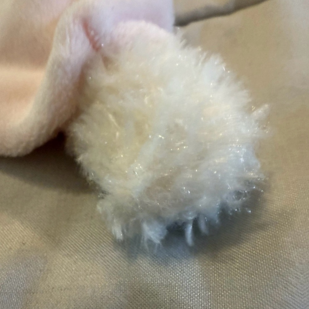 STEIFF Lamb Baby Sheep Lovey Stuffed Animal Security Blanket Pink - Picture 6 of 7